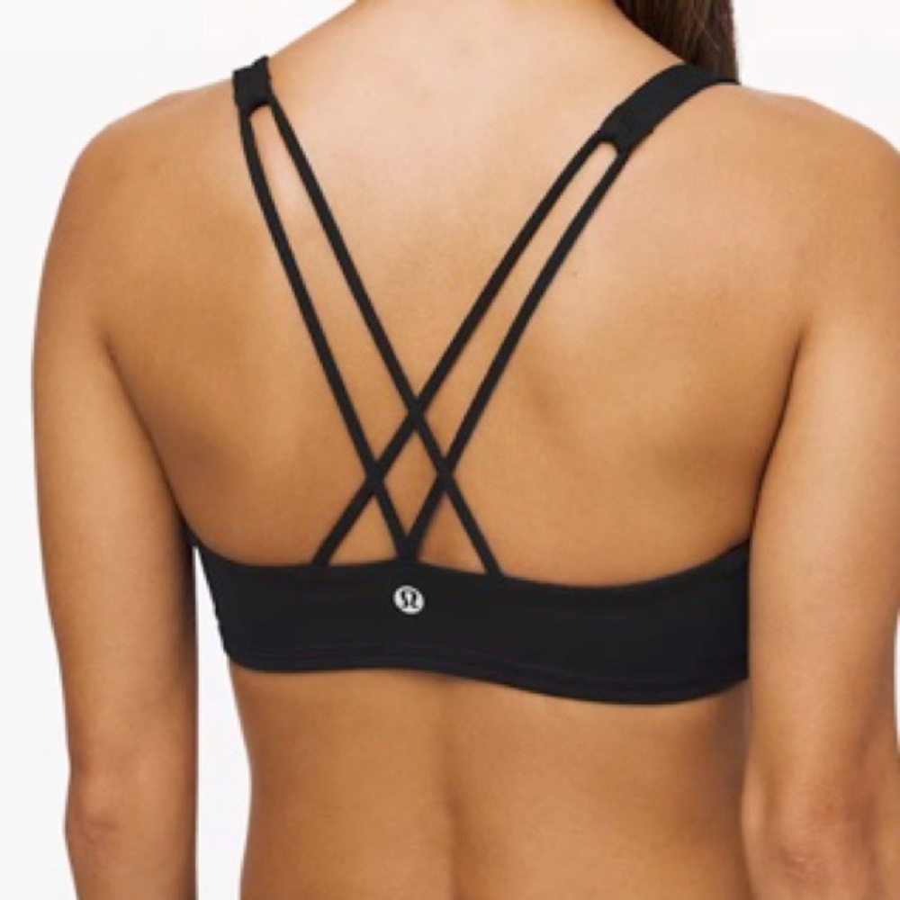 lululemon athletica Black Strappy Sports Bra